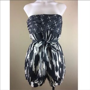 NEW J. Crew Collection Romper Silk Strapless